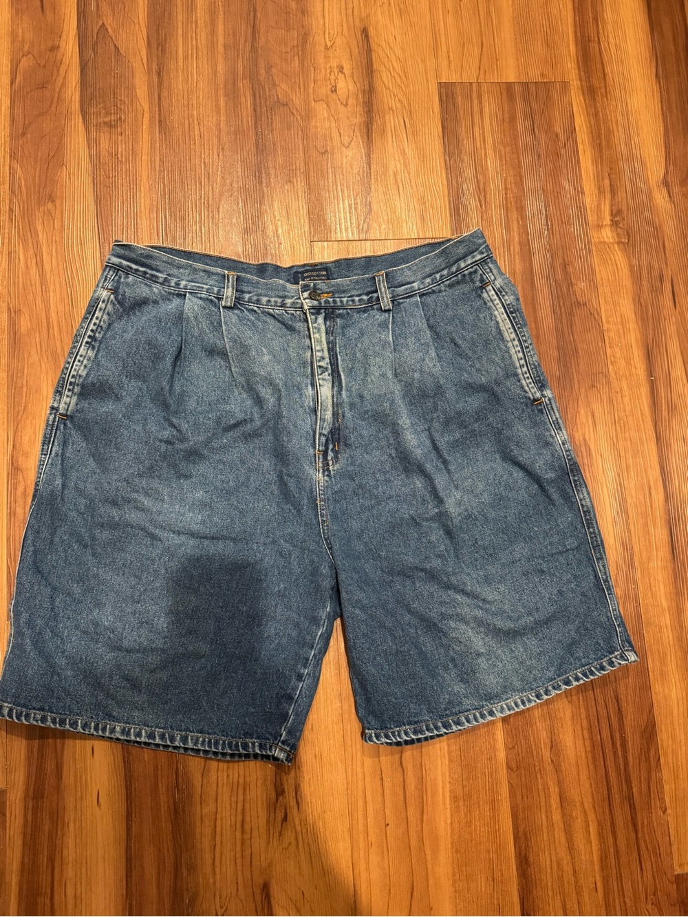 Men's vintage Chaps Classic Denim Shorts - Blue